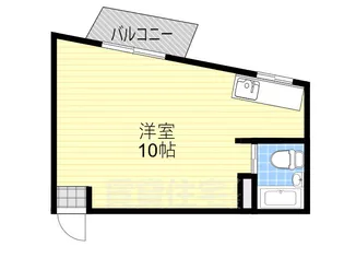 大阪府大阪市住吉区我孫子西1丁目【マンション】の間取り