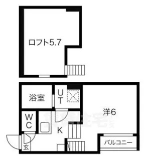 K・Dream堀田【1階】の間取り