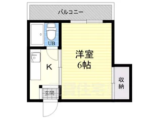 エレガンスやすい【4階】の間取り