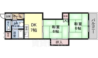 清本ハイツ【2階】の間取り