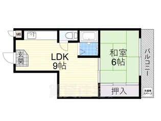 ハイツアスカ【1階】の間取り