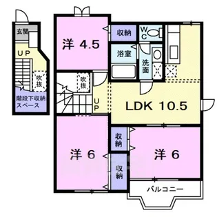 シャルマンアビテ1【2階】の間取り