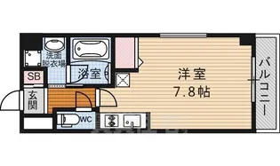 ベラジオ四条大宮2【3階】の間取り