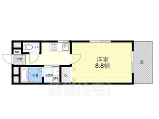 1Kの間取り画像