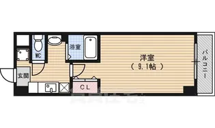 プラネシア星の子京都駅前【11階】の間取り