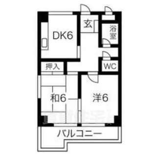 めぞん平成【4階】の間取り