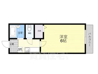 1Kの間取り画像