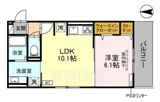 ヴィダ西京極【2階】の間取り
