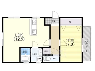 吉田マンション【2号室】の間取り
