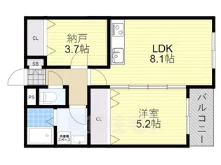 アート瑞光駅前【1階】の間取り