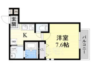 フジパレス瑞光駅南【1階】の間取り
