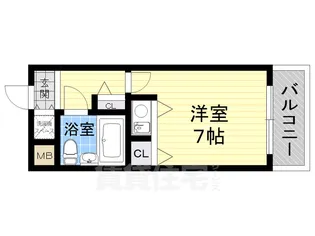 ビューキャッスル【4階】の間取り