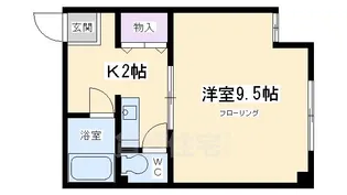 第3ヌヴェールハイツ【1階】の間取り