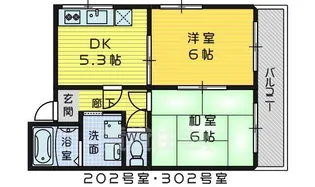 マンションホダカ【1階】の間取り