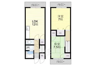 ロイヤル陽光園【2階】の間取り