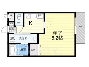 ヴィクトワール西宮丸橋町【1階】の間取り