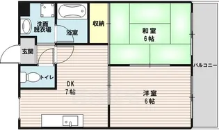 木島マンション【1階】の間取り