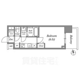 アドバンス名古屋ブランシュ【5階】の間取り