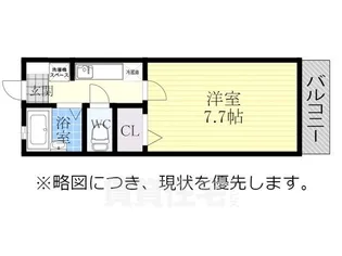 ヤングパレスB棟【2階】の間取り