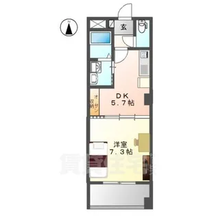 リバパレス鶴舞【10階】の間取り