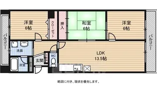 バトー・プレジール【1階】の間取り