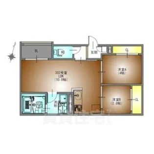 REGALEST CITY道徳【3階】の間取り