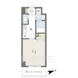 プレイズシード車道アベニュー【3階】の間取り