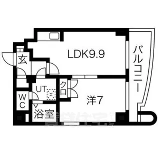 サンリヴァーメゾン【5階】の間取り