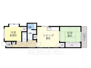 ハピネスあびこ【2階】の間取り