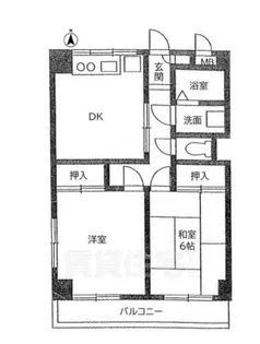 サンモール【2階】の間取り