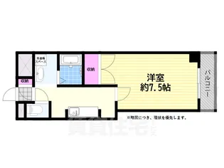 コンフォート中百舌鳥【6階】の間取り