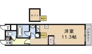 聚楽荘 立花【3階】の間取り