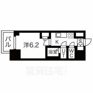 愛知県名古屋市西区押切2丁目【マンション】の間取り