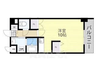 ウォーターマーク【4階】の間取り
