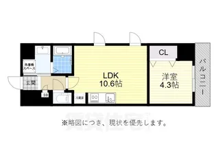 プロシード池下【5階】の間取り