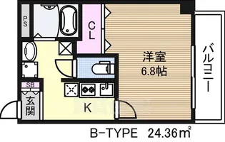 IF柴島【1階】の間取り