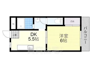 エレガンテセブンワンビル【4階】の間取り