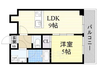 CITY SPIRE十三東【2階】の間取り