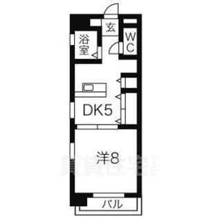 HARADA栄南ビル【5階】の間取り