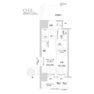 エスリード池下レスティア【6階】の間取り