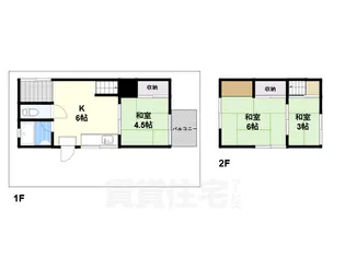 奈良県桜井市大字谷【一戸建】の間取り