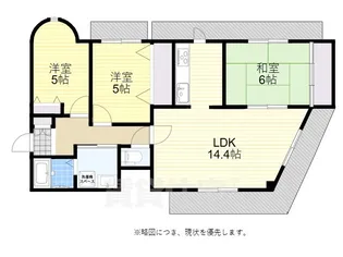 3LDKの間取り画像