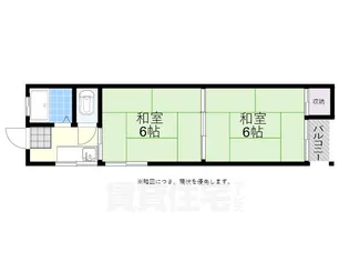 ハイム楠井【2階】の間取り