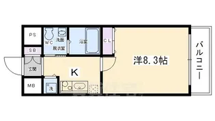 ベラジオ烏丸三条【2階】の間取り