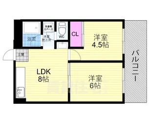 サンシャインコーポ新宮【3階】の間取り