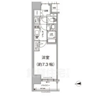 エスリード上前津テルツェ【12階】の間取り