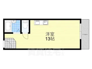 フルーレ新大阪【3階】の間取り