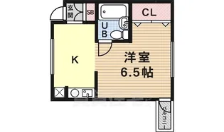 長洲ホワイトパレス1号館【302号室】の間取り