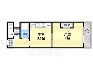 ドムス・ドイ【4階】の間取り