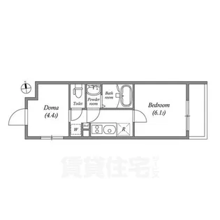 STANDZ金閣寺前【1階】の間取り